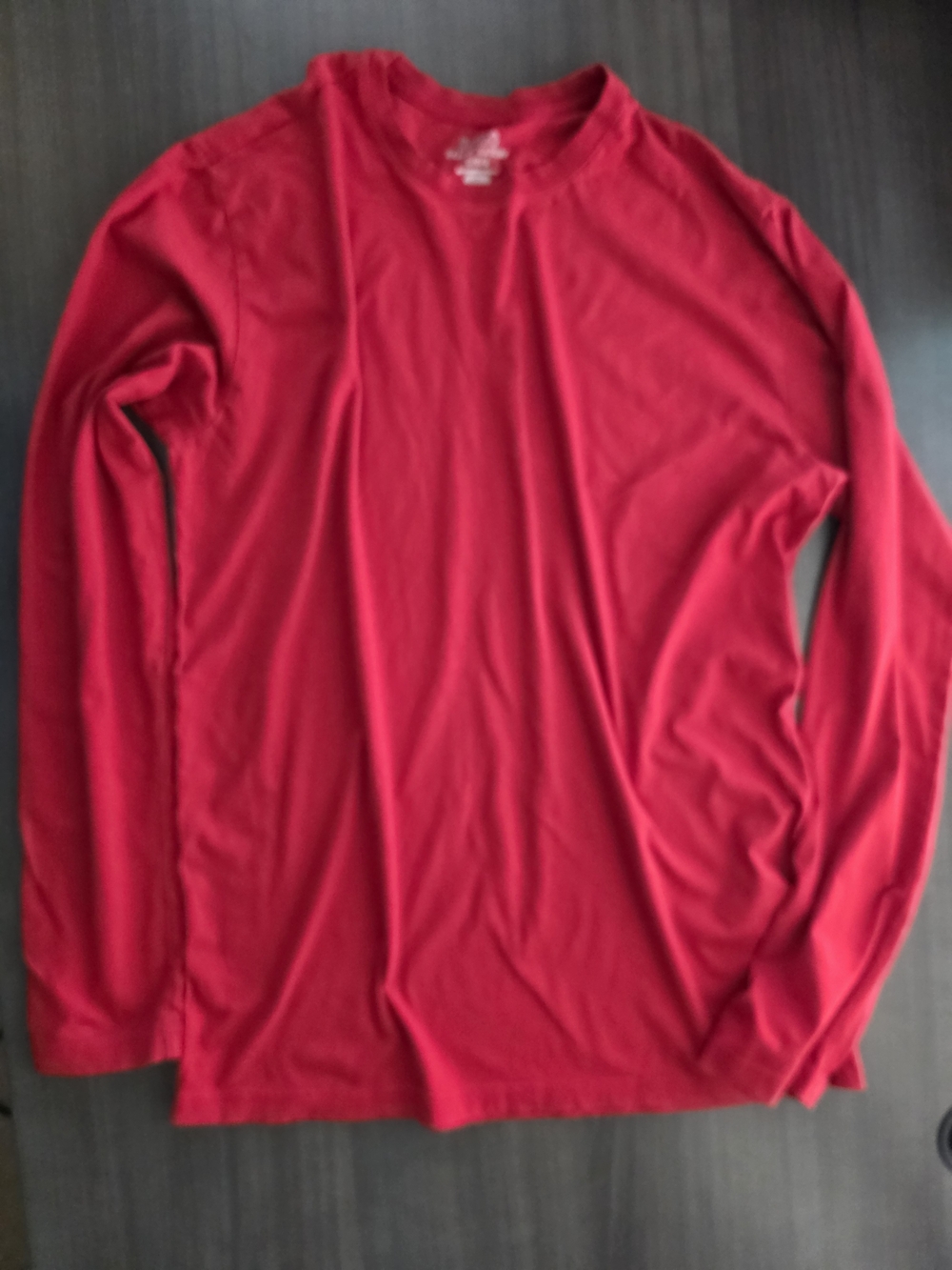 Polo by Ralph Lauren Long‎ Sleeve Crewneck Shirt in Red, Medium